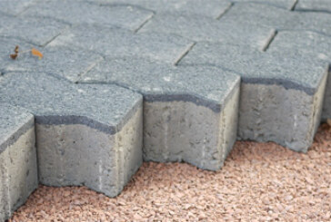 V-Interlocking Concrete Blocks